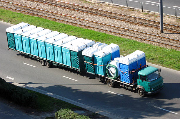 Porta potty delivery and setup in Brady, TX